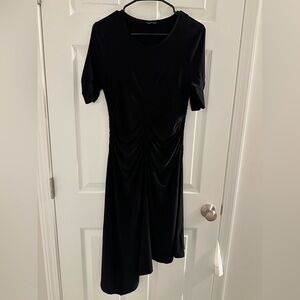 Topshop Black Long Sleeve Dress
